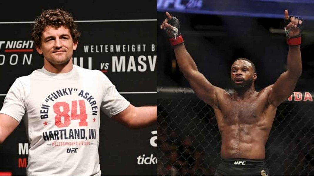 Tyron Woodley and Ben Askren Tyron Woodley and Ben Askren