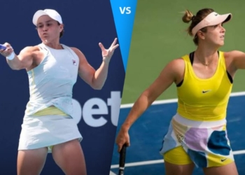 Ash Barty and Elina Svitolina