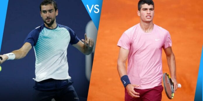 Marin Cilic vs Carlos Alcaraz Marin Cilic vs Carlos Alcaraz