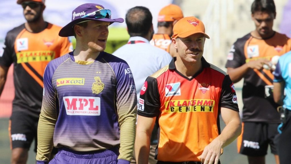 Eoin Morgan and David Warner