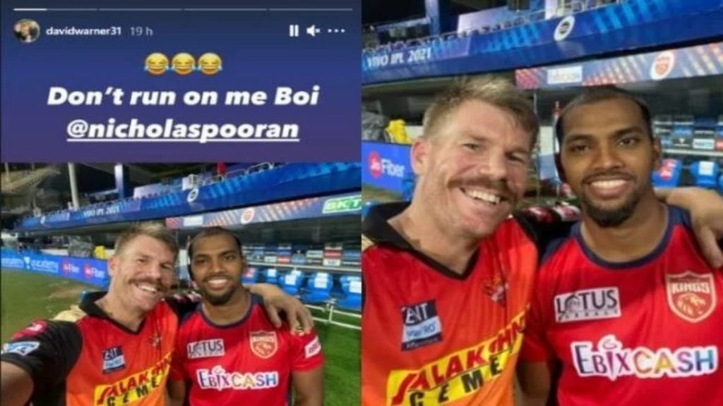 David Warner and Nicholas Pooran