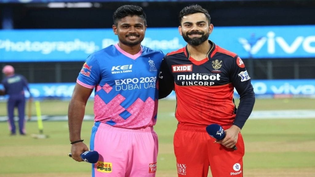 Sanju Samson and Virat Kohli at the toss