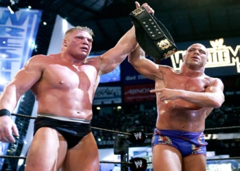 kurt angle brock lesnar