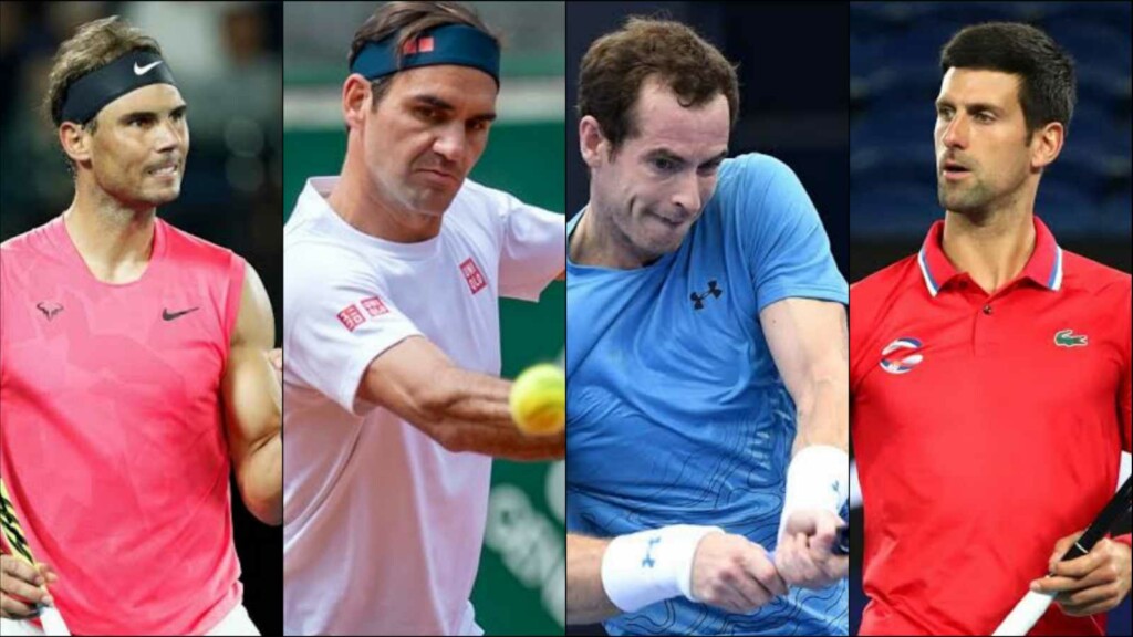 Rafael Nadal Roger Federer Novak Djokovic and Andy Murray