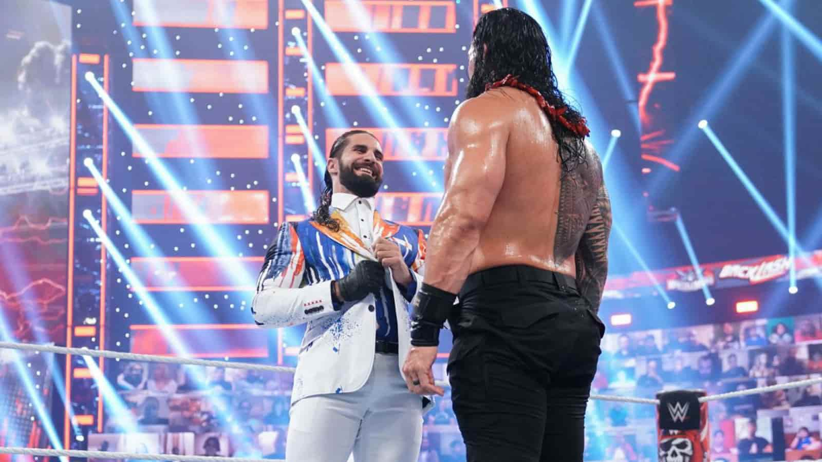 “You’re Roman Reigns but when we’re face to face, we’re equals my friend,” Seth Rollins discusses a possible feud with Universal Champion Roman Reigns