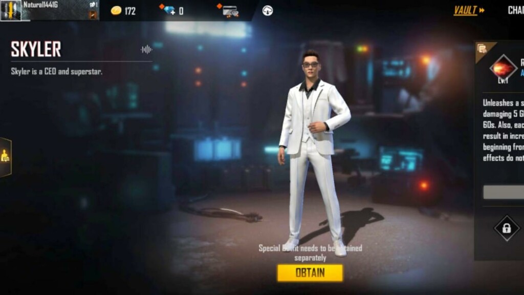 best free fire max characters