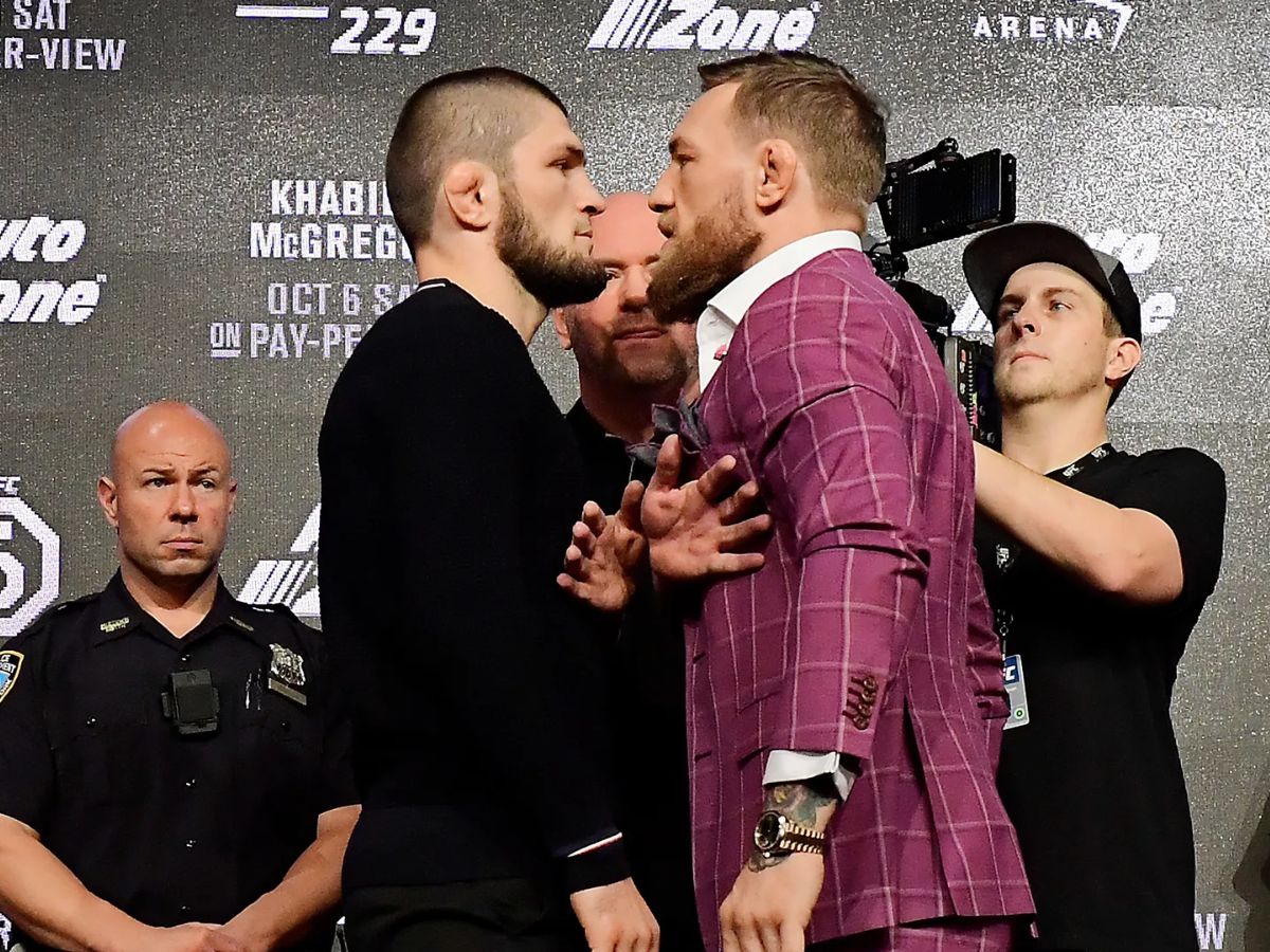 Conor McGregor and Khabib Nurmagomedov fought at UFC 229