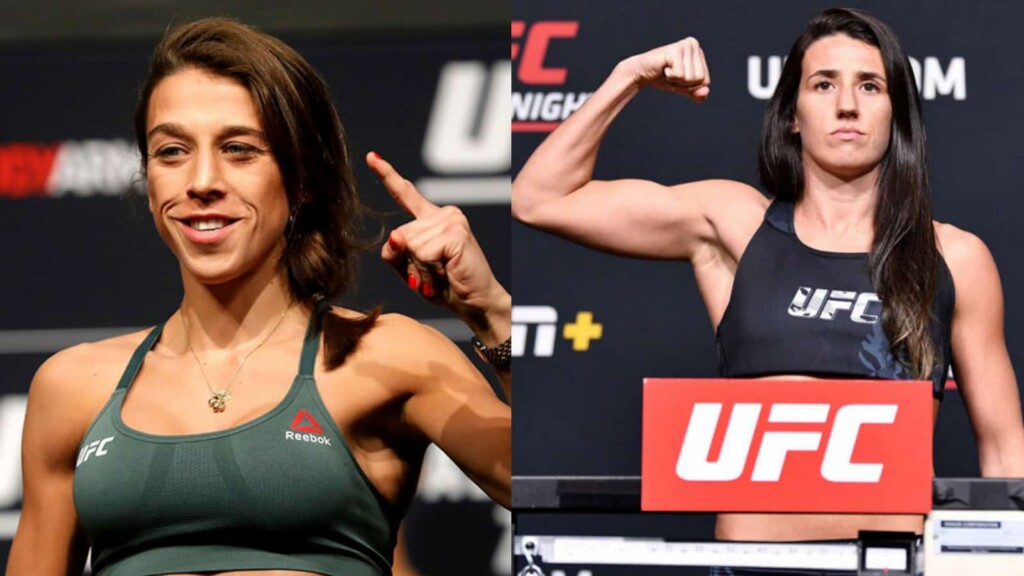 Joanna Jedrzejczyk and marina rodriguez