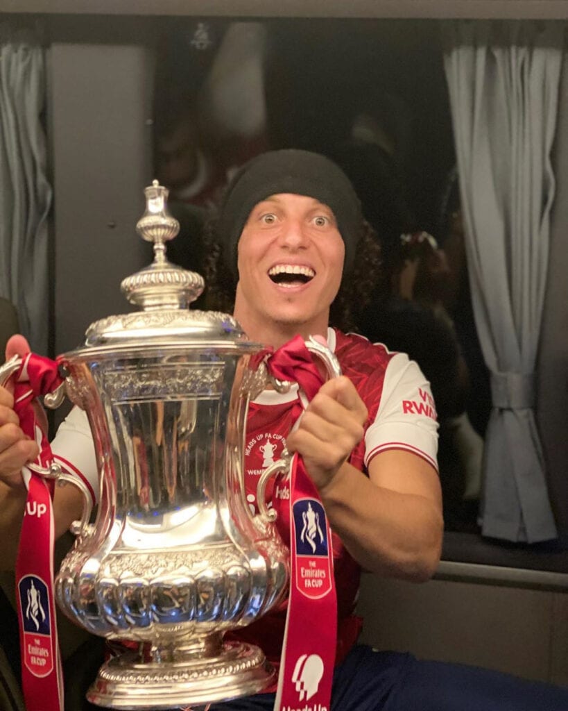 Luiz had won the FA cup with Arsenal last season adding to his illustrious tally