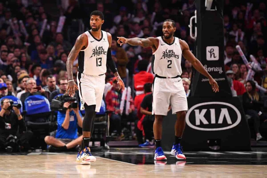 NBA Retweet on X: Paul George and Kawhi Leonard face the team that drafted  them today. It's PG's 1st game in Indy since April '21 and Kawhi's 1st game  played there since