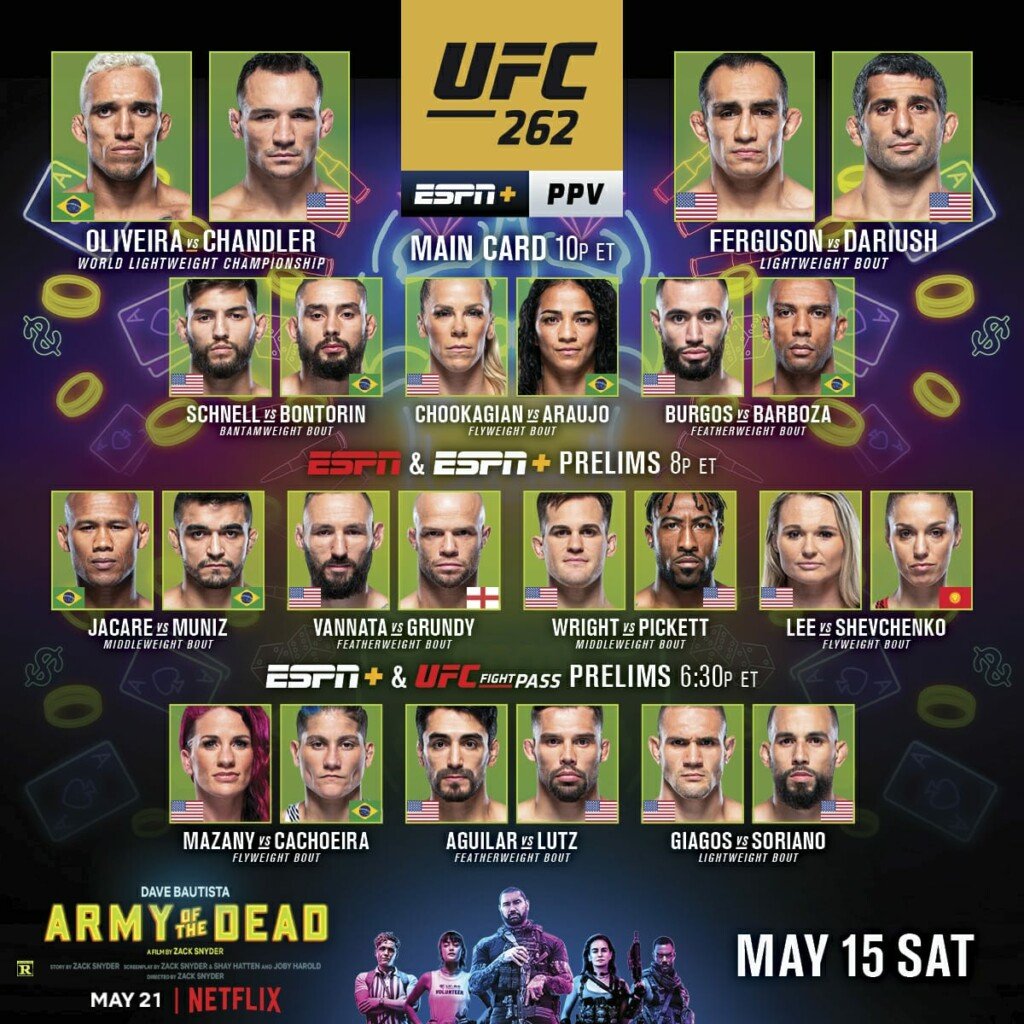 UFC 262 Fight Card 1024x1024 