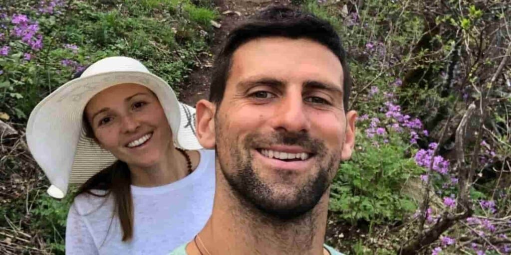 Novak and Jelena Djokovic  