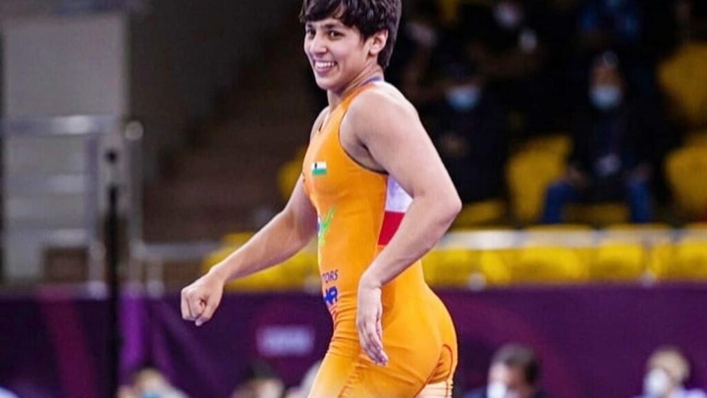 Anshu Malik at tokyo olympics