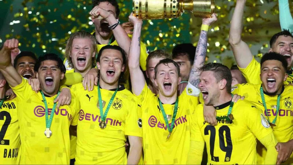 Reus lifted the DFB Pokal Cup with Dortmund this season