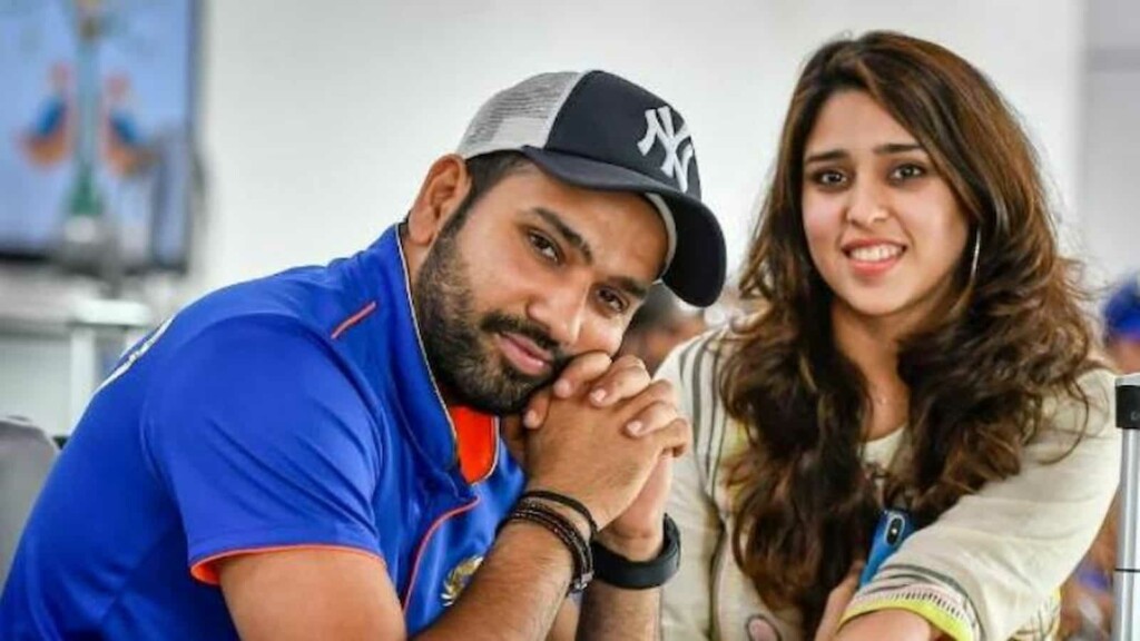Rohit Sharma and Ritika Sajdeh