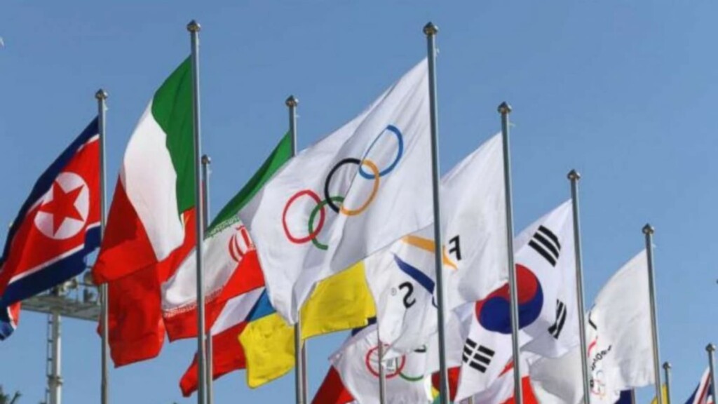 Olympic flags