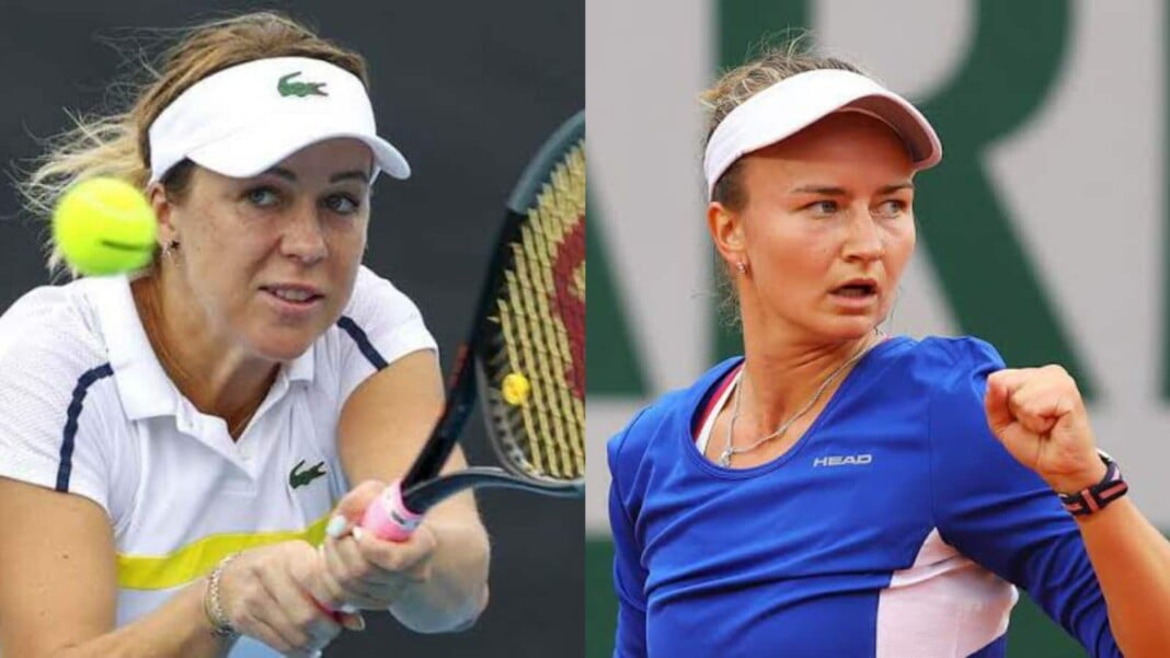 Anastasia Pavlyuchenkova and Barbora Krejcikova Anastasia Pavlyuchenkova and Barbora Krejcikova