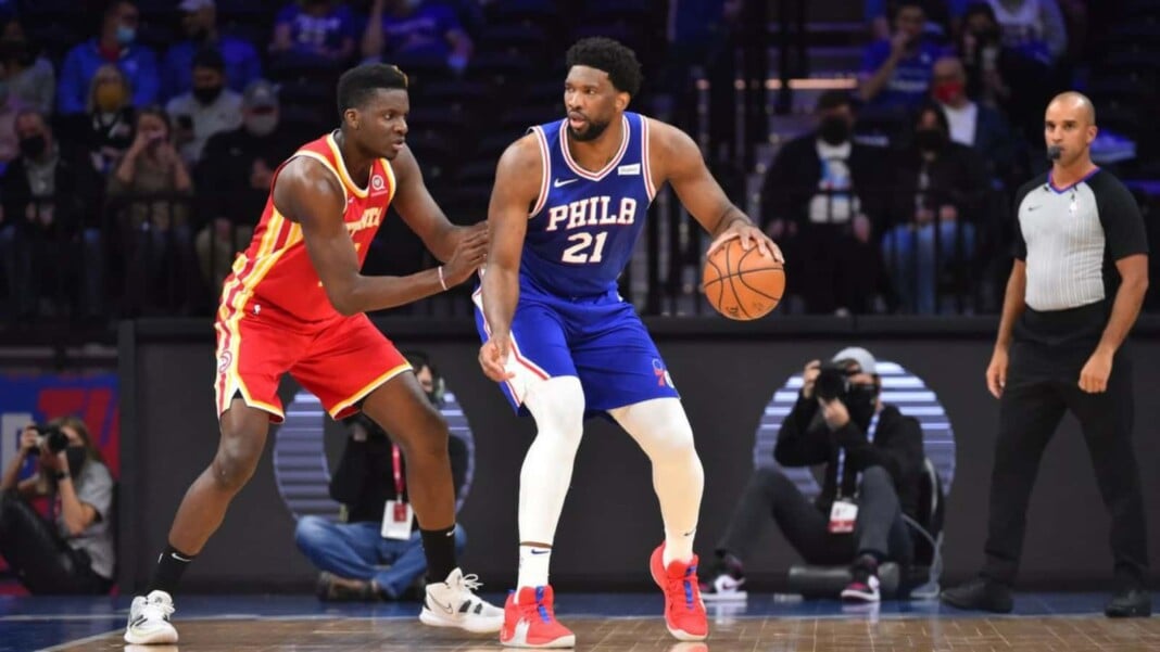 Joel Embiid Atlanta Hawks vs Philadelphia 76ers