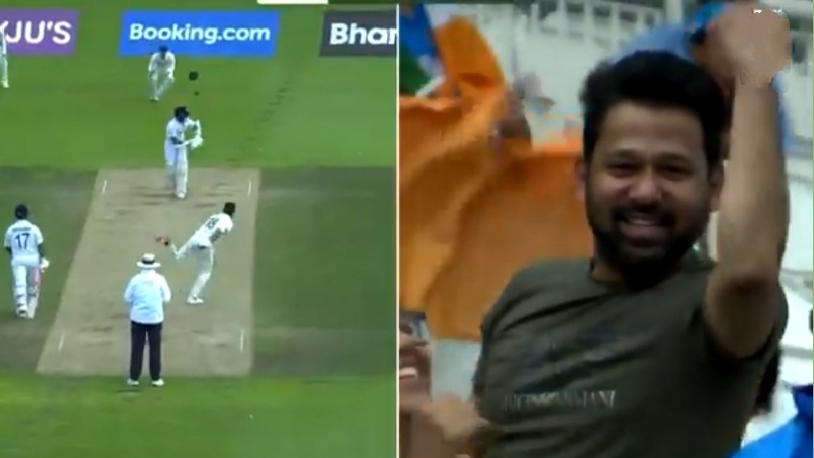 Ajinkya Rahane and Indian fan