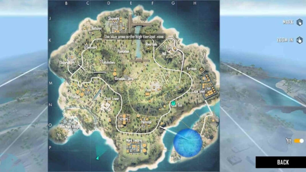 best-loot-locations-in-bermuda-map-in-free-fire Best locations in Bermuda Free fire