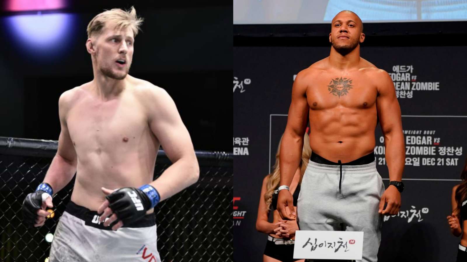 Alexander Volkov and Ciryl Gane