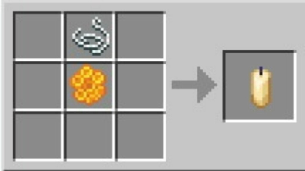 How to make a Candle in Minecraft Materials, Recipe and more!