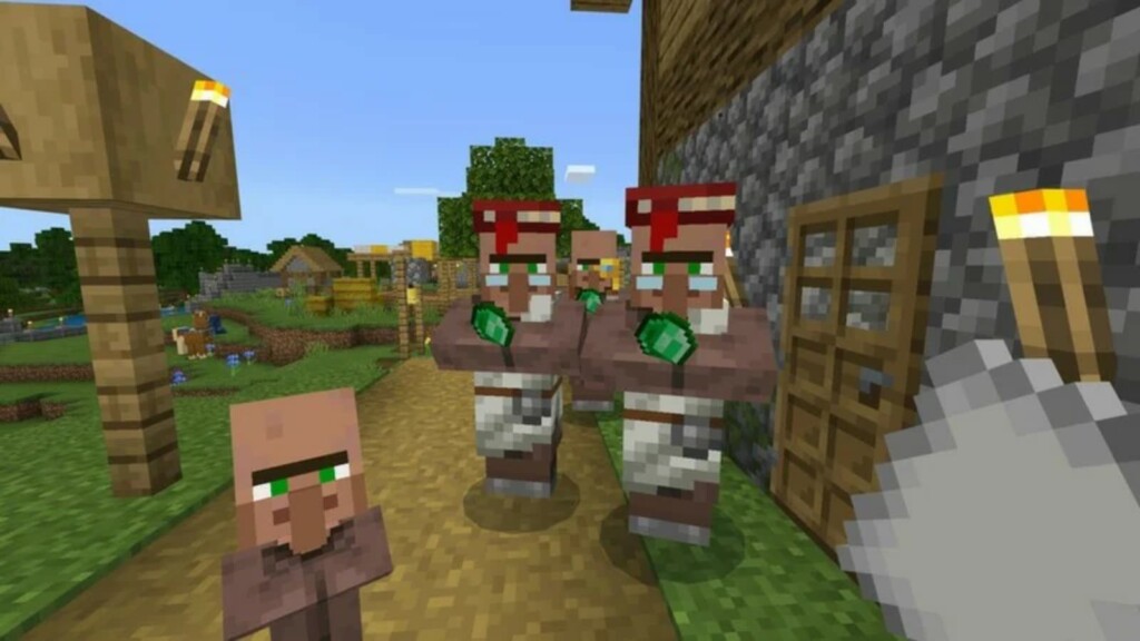 Emeralds in Minecraft