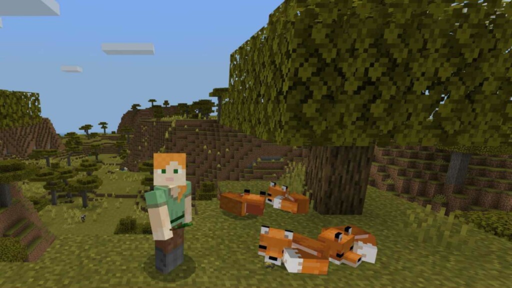 Fox in Minecraft