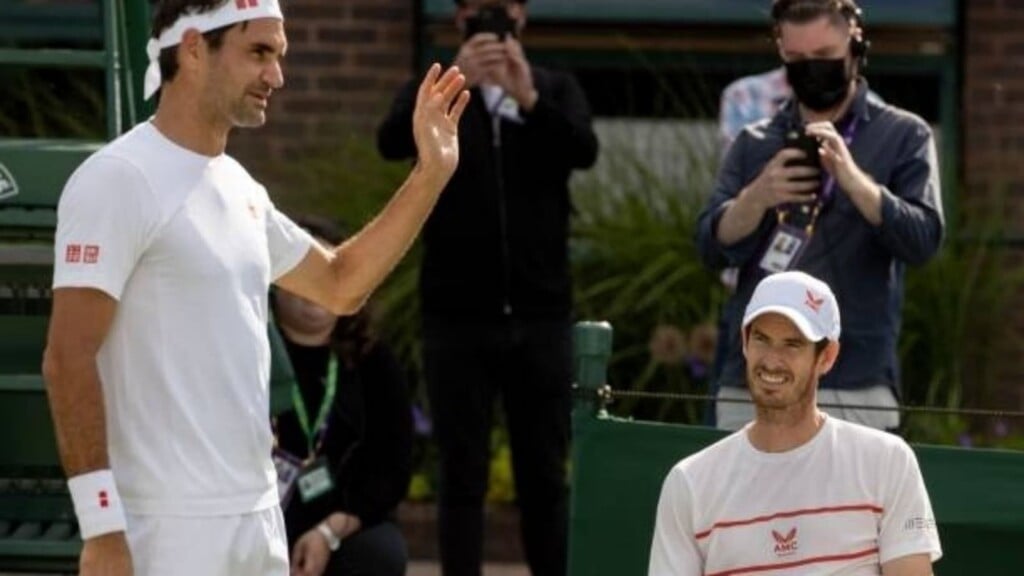 Roger Federer and Andy Murray