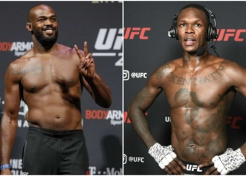 Jon Jones and Israel Adesanya