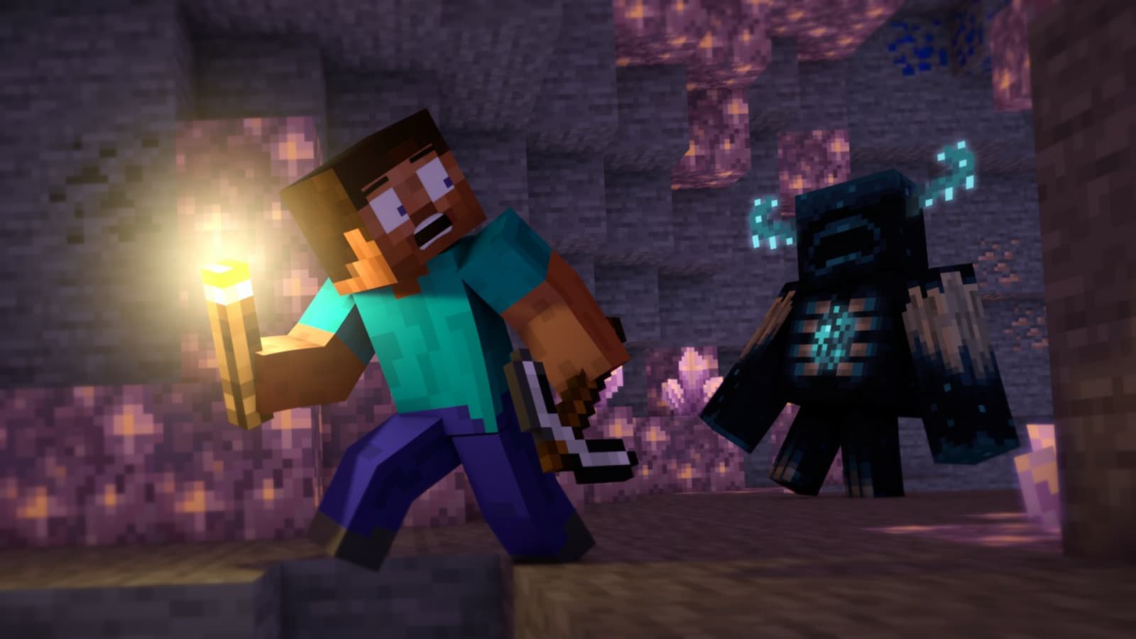 Minecraft Warden: Minecraft Caves and Cliffs part 2 new mob » FirstSportz