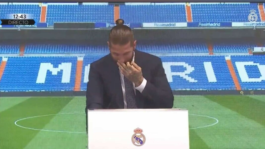 Sergio Ramos crying Sergio Ramos crying