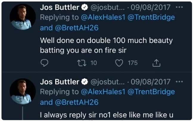 Buttler Tweet
