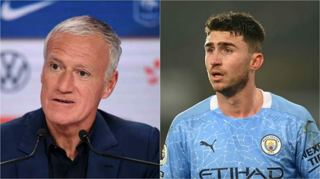 deschamps and laporte Deschamps left flustered over Laporte's decision to play for Spain