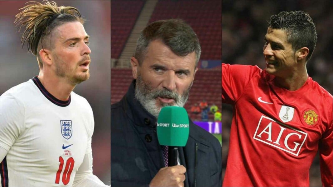 keane grealish ron collage Roy Keane states Jack Grealish is ‘pure quality’ as he compares the English star to Cristiano Ronaldo
