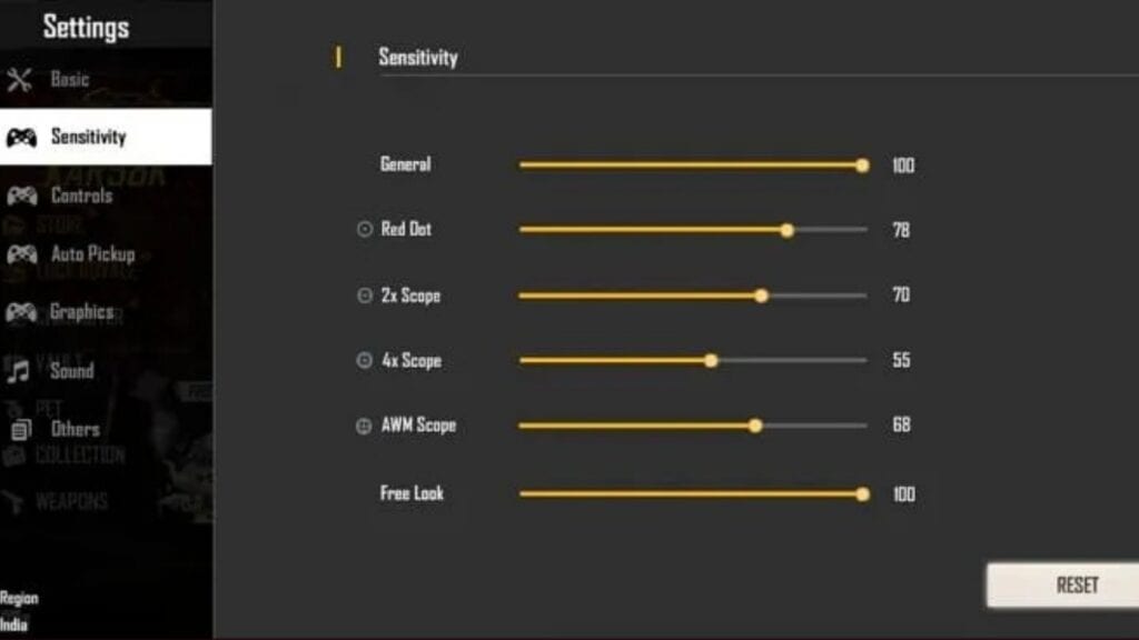 Free Fire Max Sensitivity Settings: Best Free Fire Sensitivity Settings for  Headshots in Close and Long Range - MySmartPrice