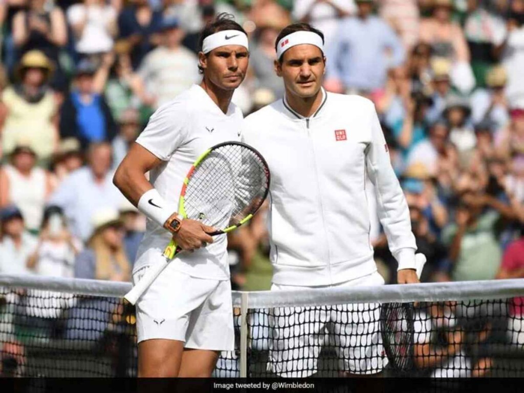 Rafael Nadal and Roger Federer