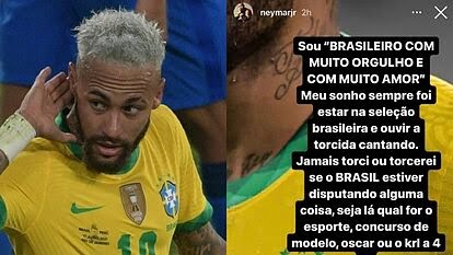 Copa America: Neymar hits out at Brazilian fans supporting Argentina for Lionel Messi, in the Final against Brazil