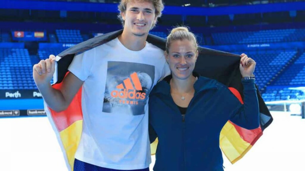 Alexander Zverev and Angelique Kerber