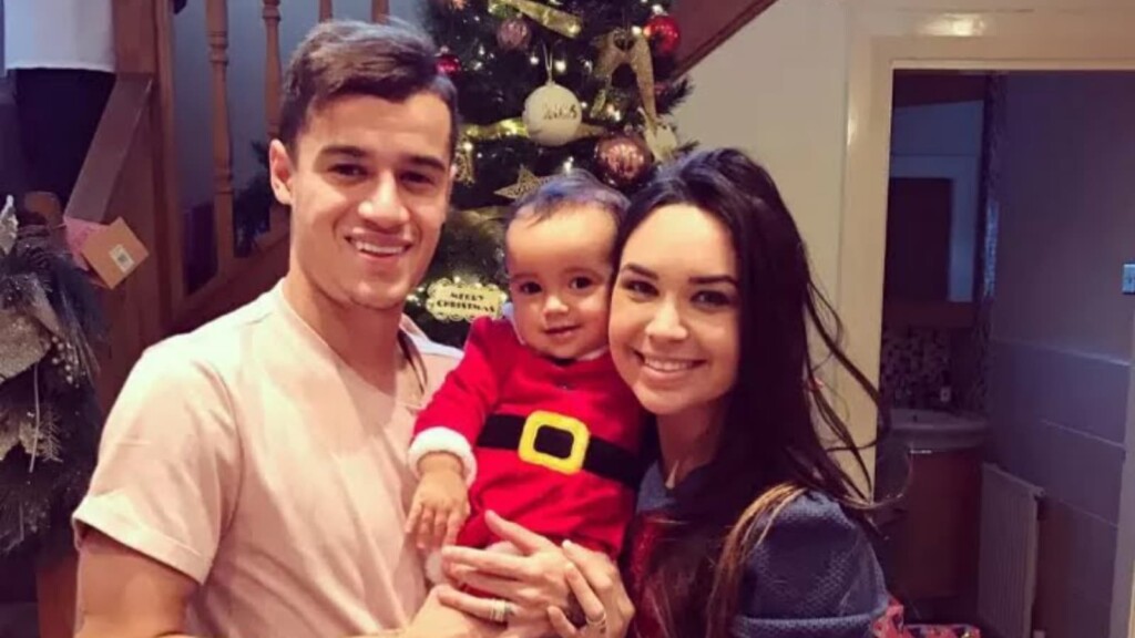 Coutinho with his family