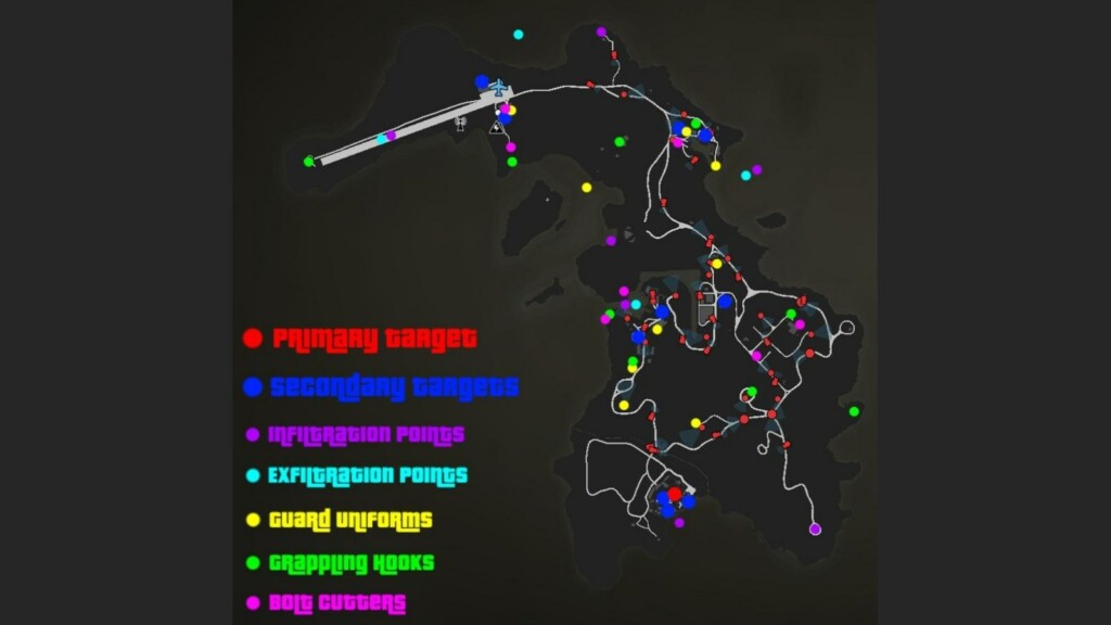 gta 5 cayo perico scope locations map