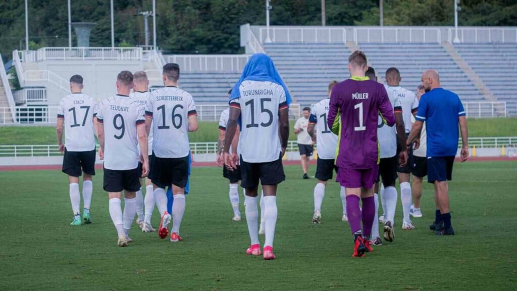 Germany Olympic football team walk off the pitch after alleged racist abuse towards Jordan Torunarigha