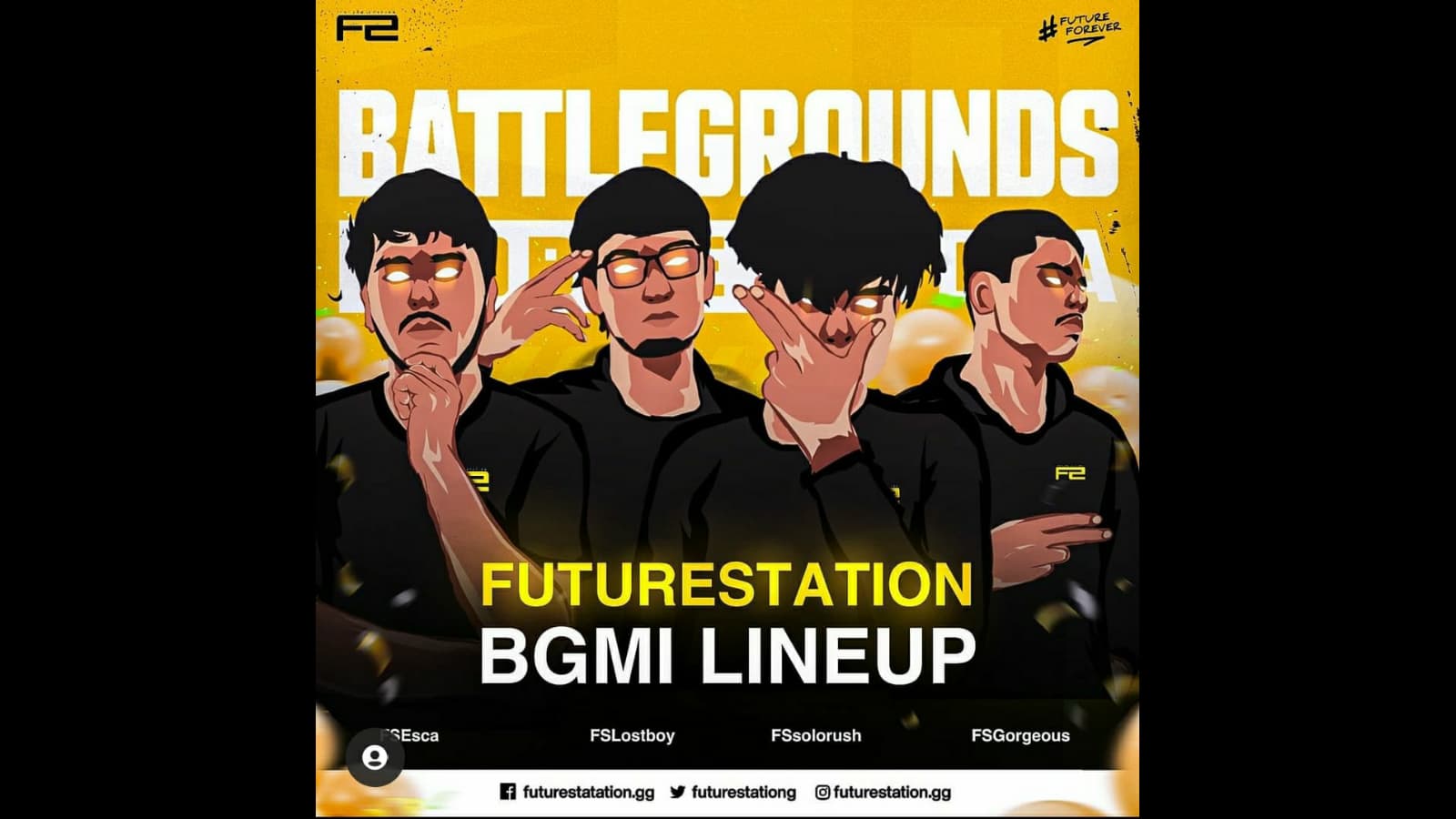 Battlegrounds Mobile India: Future Station eSports announces it's BGMI roster