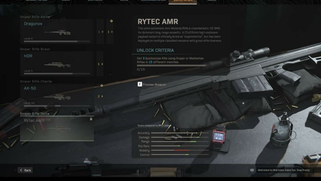 COD Warzone: The Best Rytec AMR Warzone Loadout in Season 4 – FirstSportz