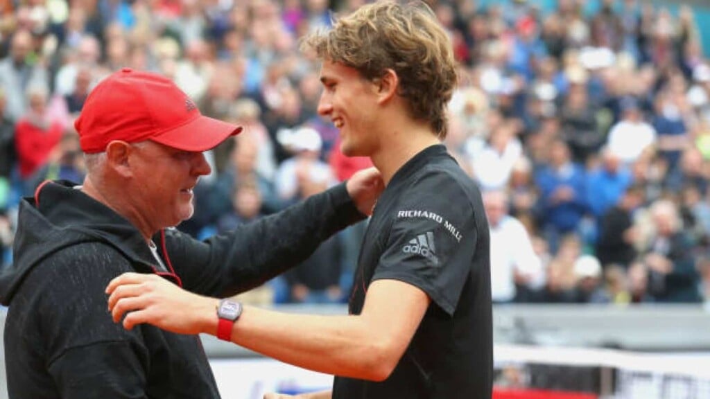 Alexander Zverev and Alexander Zverev Sr.