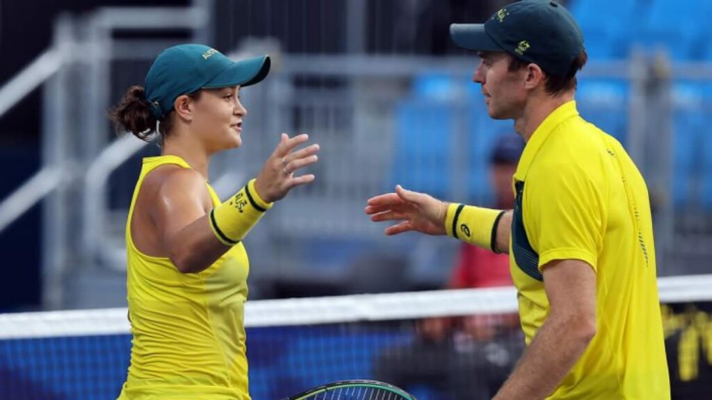 Ashleigh Barty and John Peers