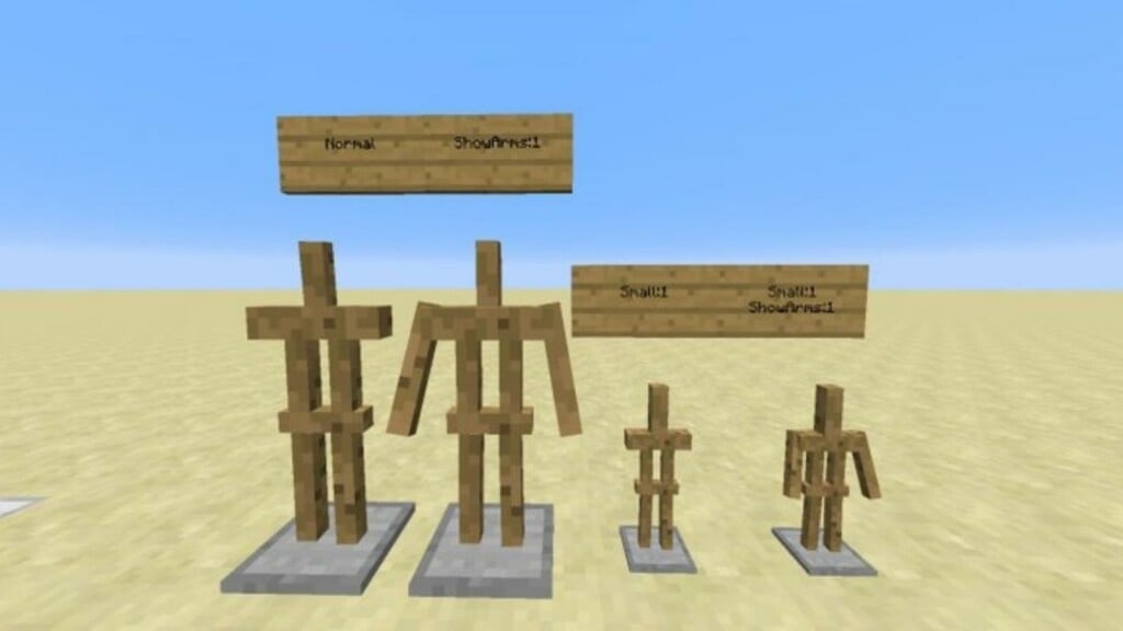 How To Make The Armor Stand In Minecraft Pe at Michael Bell blog