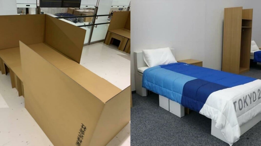 Beds in the athlete's village Beds in the athlete's village