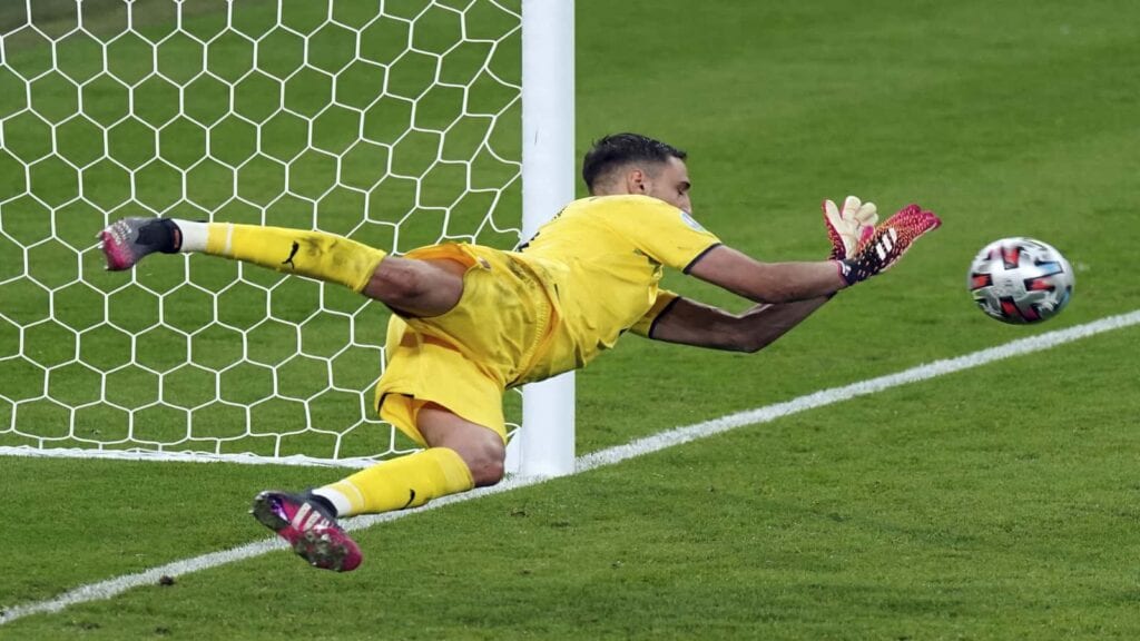 Donnarumma was Italy's hero in the semi-finals and the finals