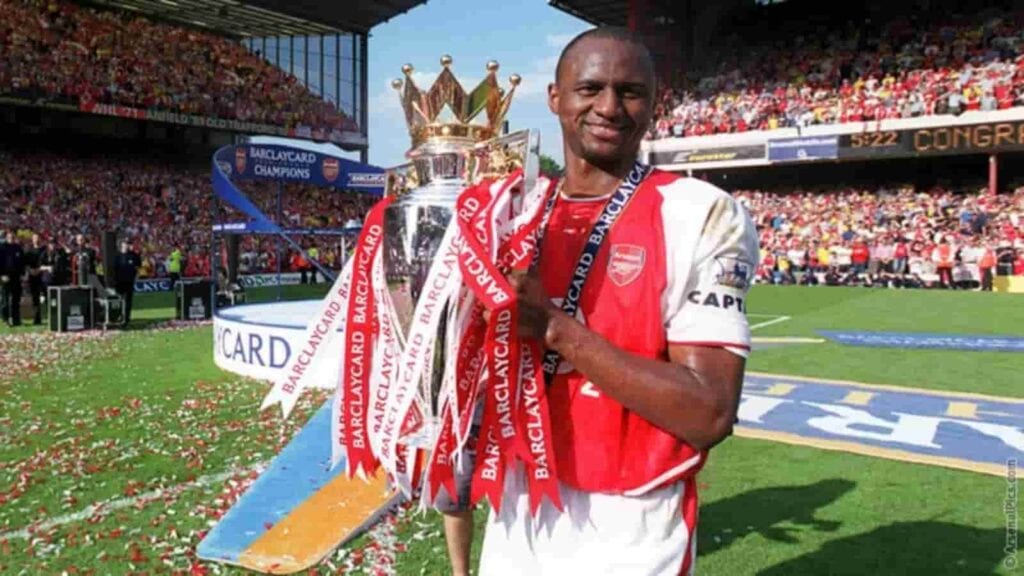 He won the Premier League 3 times with Arsenal